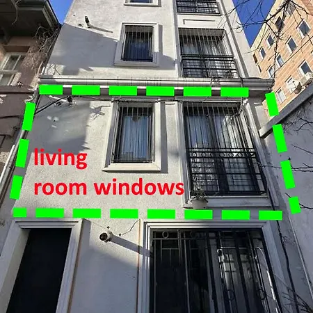 アパート Charming Semi-basement Steps From Taksim Square No 1